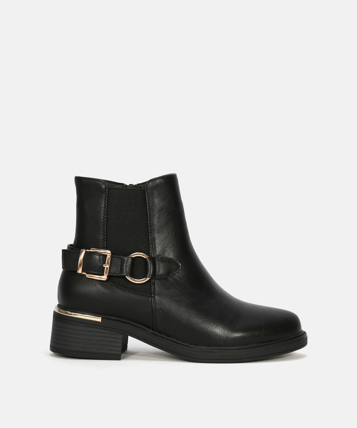 Botins planos detalhes